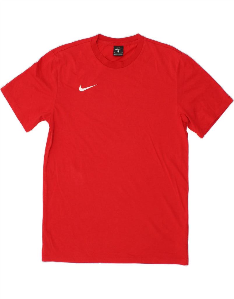 NIKE Mens Dri Fit T-Shirt Top Medium Red Cotton Vintage Nike and Second-Hand Nike from Messina Hembry 