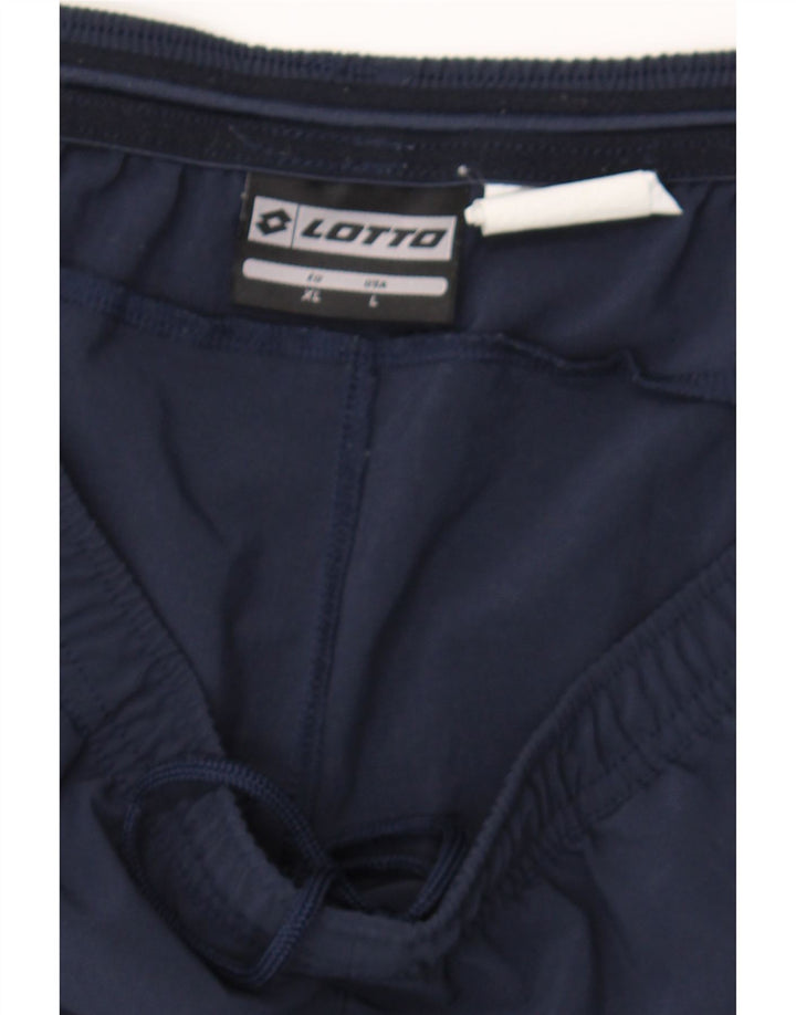 LOTTO Womens Sport Shorts UK 18 XL  Navy Blue Polyester Vintage Lotto and Second-Hand Lotto from Messina Hembry 