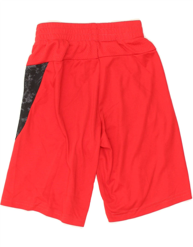 CHAMPION Boys Bermuda Sport Shorts 5-6 Years Red Colourblock Polyester | Vintage Champion | Thrift | Second-Hand Champion | Used Clothing | Messina Hembry 