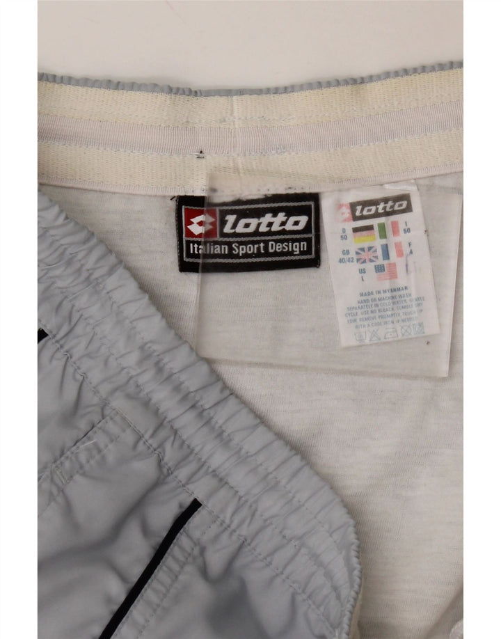 LOTTO Mens Sport Shorts Large  Grey Polyester