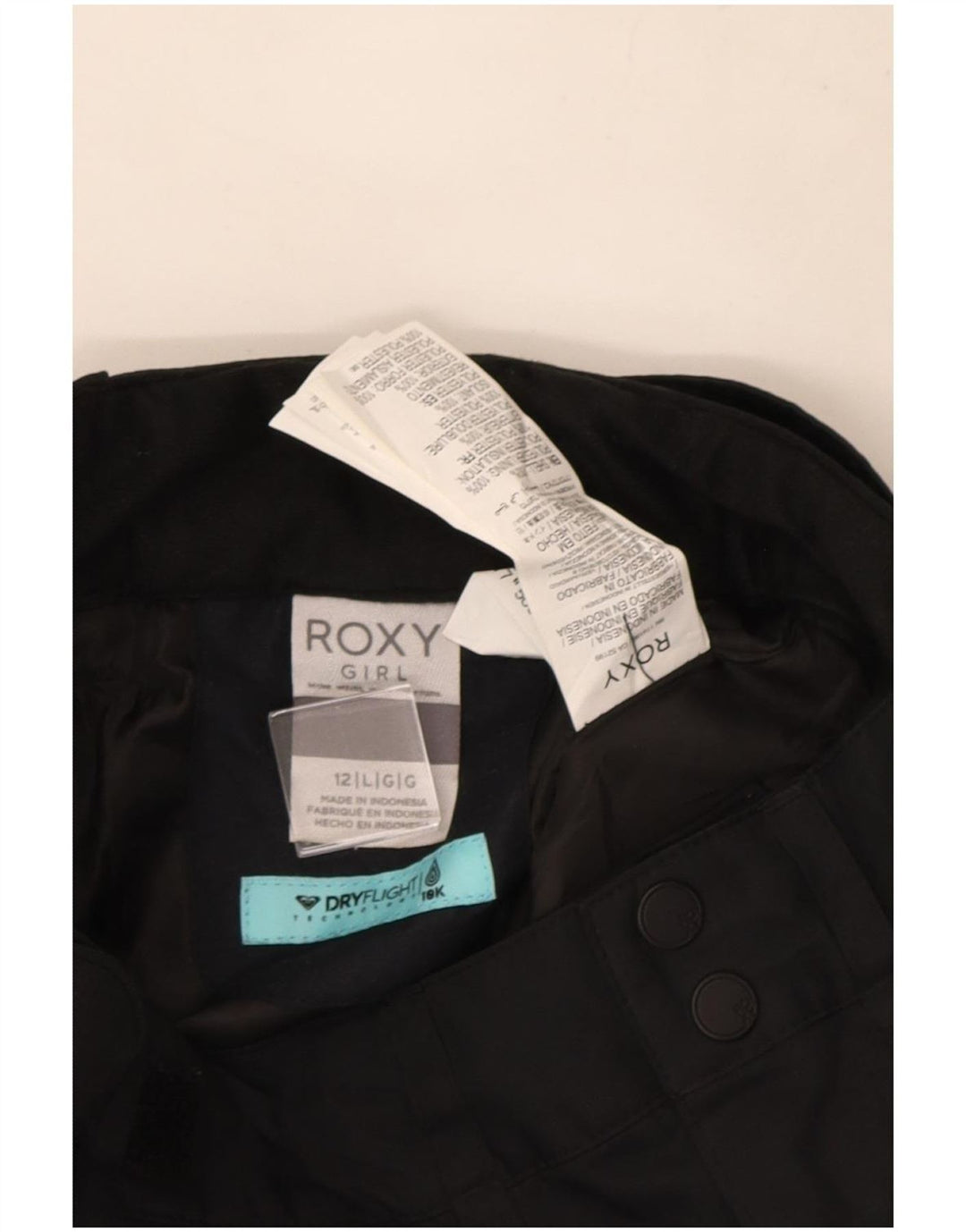 Roxy Girls Ski Trousers 11-12 Years Large Black