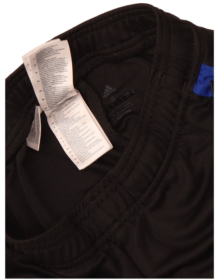 Adidas Mens Aeroready Tracksuit Trousers Small  Black Colourblock Polyester