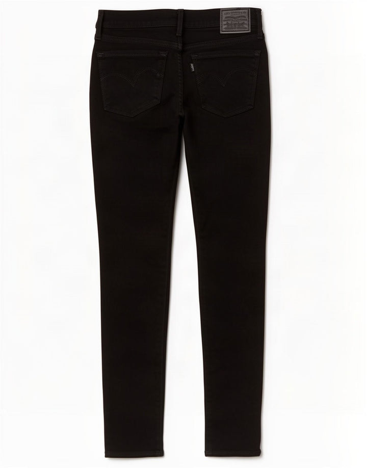 Levi's Womens 711 Skinny Jeans W29 L29 Black