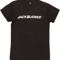 JACK & JONES Mens Graphic T-Shirt Top Small Black Vintage Jack & Jones and Second-Hand Jack & Jones from Messina Hembry 