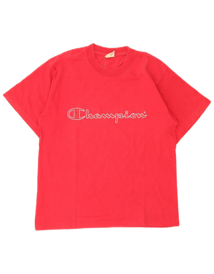 Champion Mens Graphic T-Shirt Top Small Red