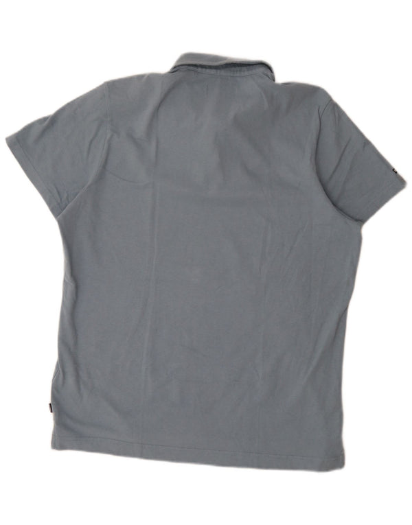 Superdry Mens Polo Shirt 2XL Blue Cotton
