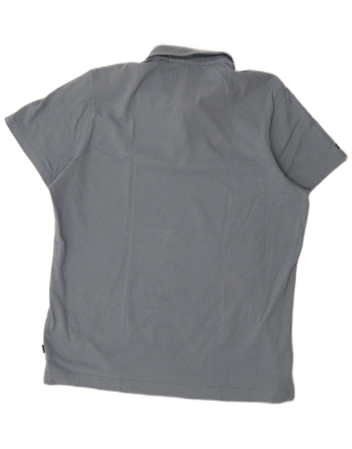 Superdry Mens Polo Shirt 2XL Blue Cotton