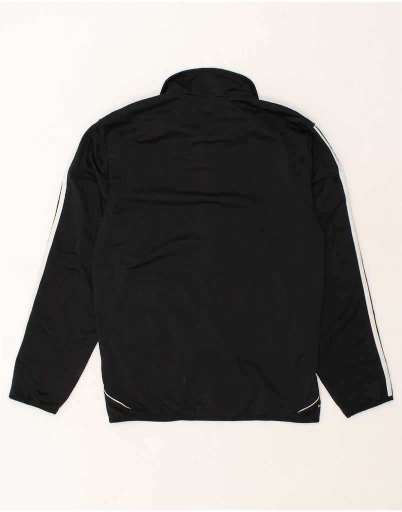 ADIDAS Mens Tracksuit Top Jacket Medium Black Polyester Vintage Adidas and Second-Hand Adidas from Messina Hembry 