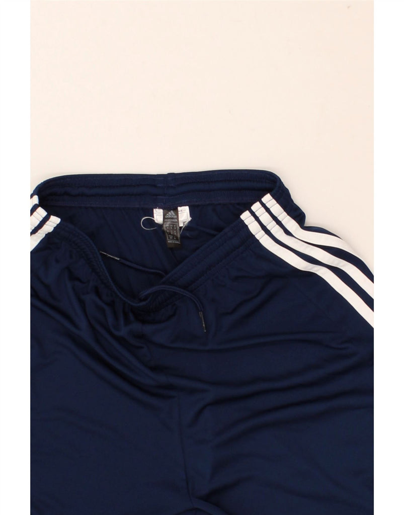 ADIDAS Mens Aeroready Sport Shorts Small Navy Blue Polyester | Vintage Adidas | Thrift | Second-Hand Adidas | Used Clothing | Messina Hembry 