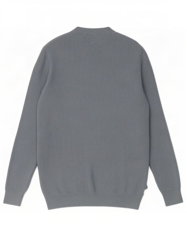 Marks & Spencer Mens Crew Neck Jumper Sweater Small Blue Polyester