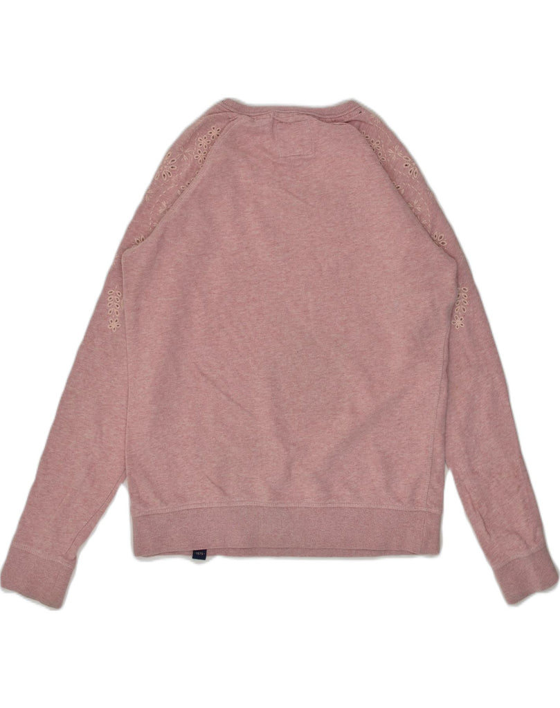 SUPERDRY Womens Sweatshirt Jumper UK 10 Small  Pink | Vintage Superdry | Thrift | Second-Hand Superdry | Used Clothing | Messina Hembry 