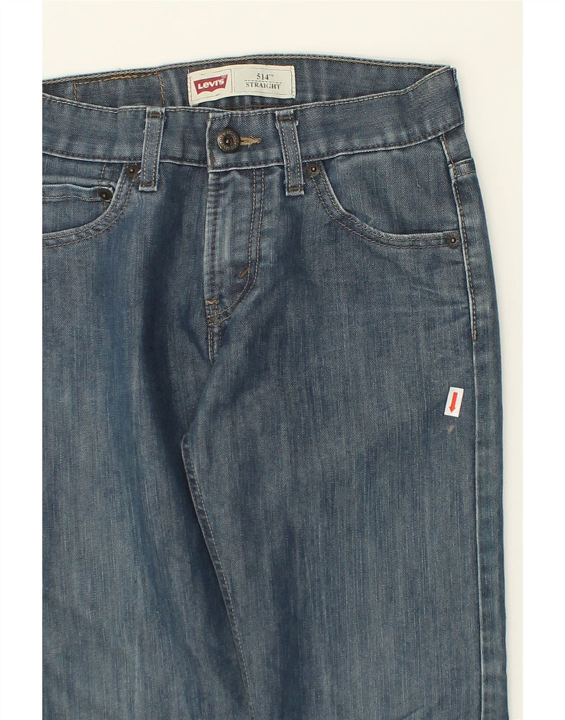 LEVI'S Boys 514 Straight Jeans 9-10 Years W25 L25  Blue Cotton | Vintage Levi's | Thrift | Second-Hand Levi's | Used Clothing | Messina Hembry 