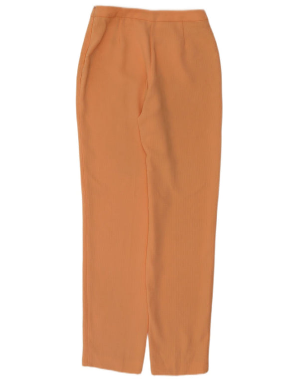 Vintage Womens Tapered Casual Trousers EU 36 Small W26 L28 Orange
