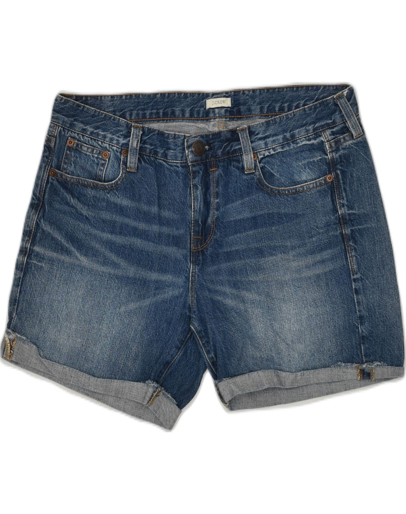 J. CREW Womens Denim Shorts W32 Large Blue Cotton | Vintage J. Crew | Thrift | Second-Hand J. Crew | Used Clothing | Messina Hembry 