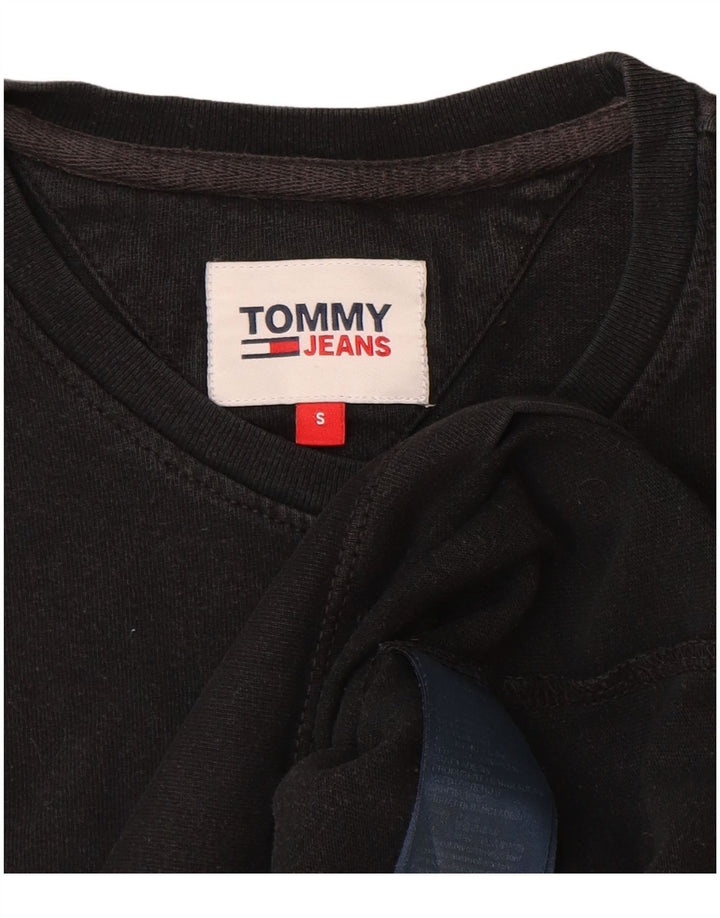 Tommy Hilfiger Mens T-Shirt Top Small Black Cotton