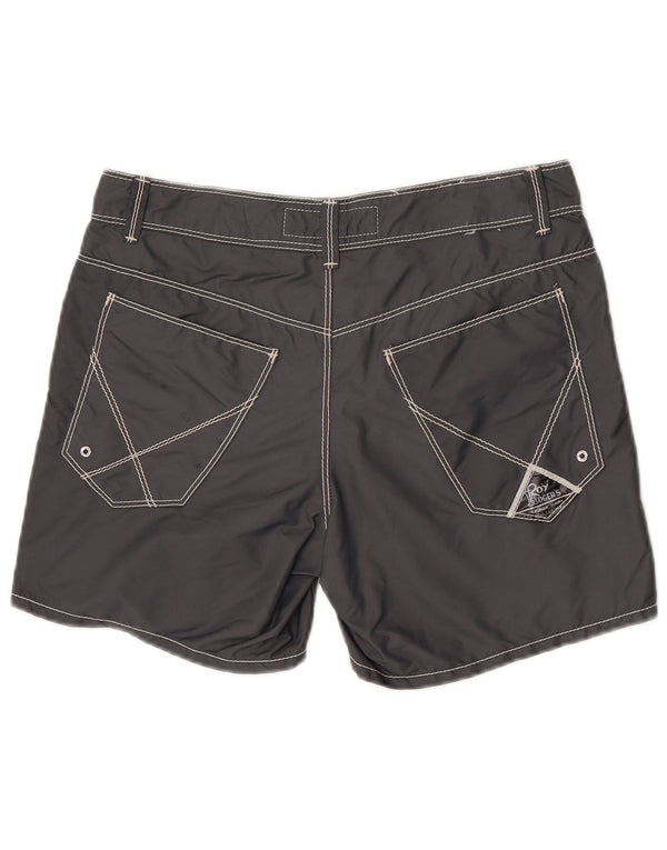 Roy Rogers Mens Swimming Shorts Medium Grey Polyamide
