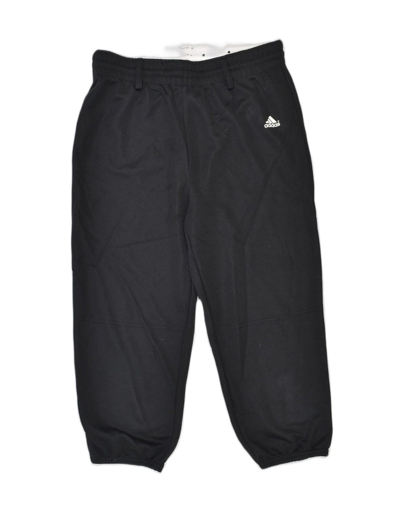ADIDAS Boys Capri Tracksuit Trousers 12-13 Years Large Black Sports | Vintage | Thrift | Second-Hand | Used Clothing | Messina Hembry 