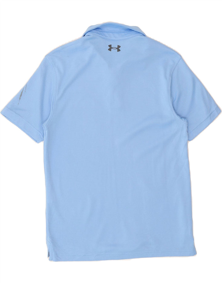UNDER ARMOUR Mens Polo Shirt Small Blue Polyester Vintage Under Armour and Second-Hand Under Armour from Messina Hembry 