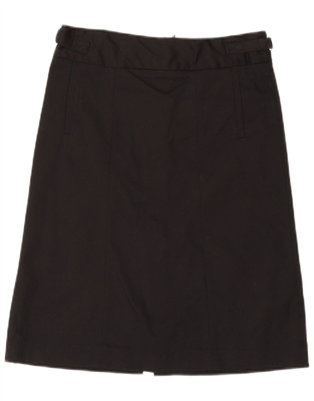 Zara Womens A-Line Skirt XS W24 Black Cotton