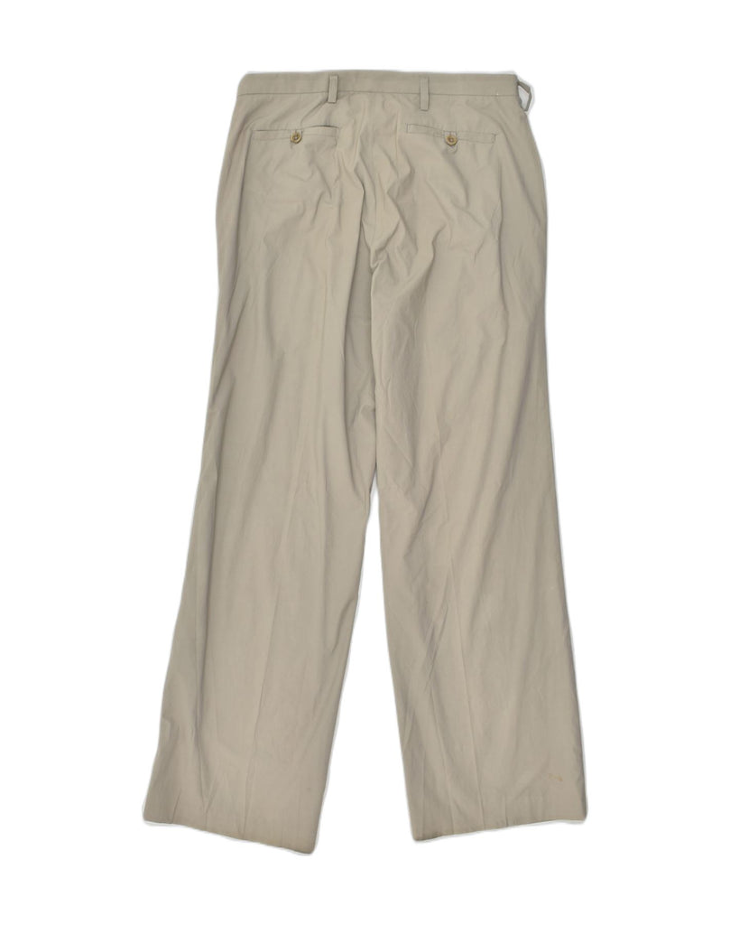 BANANA REPUBLIC Mens Straight Casual Trousers W32 L33 Beige Cotton | Vintage Banana Republic | Thrift | Second-Hand Banana Republic | Used Clothing | Messina Hembry 