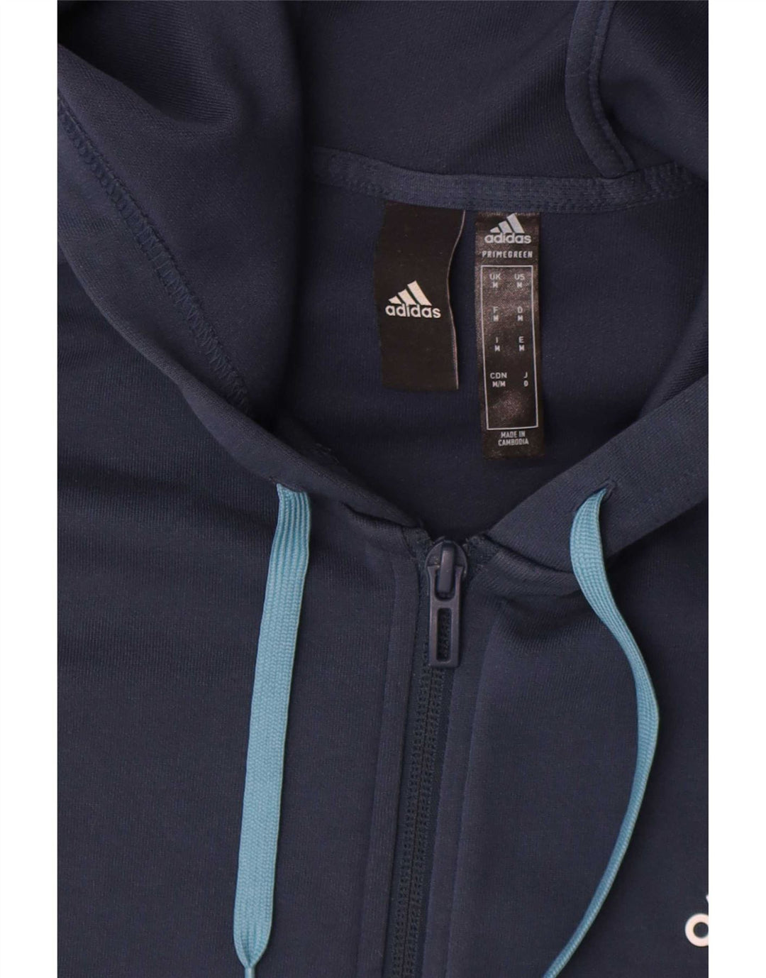 Adidas Mens Aeroready Tracksuit Top Jacket Medium Navy Blue Colourblock