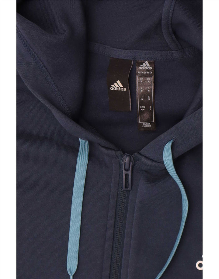 Adidas Mens Aeroready Tracksuit Top Jacket Medium Navy Blue Colourblock