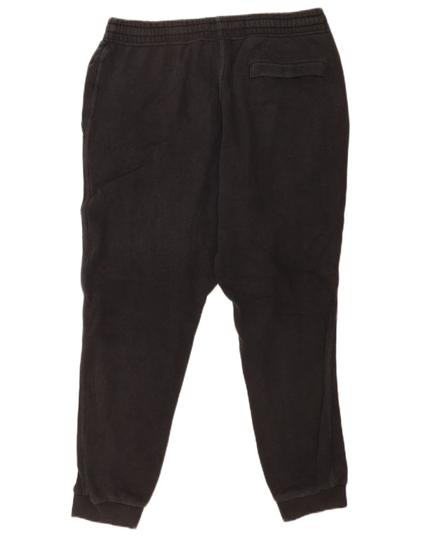 Nike Mens Tracksuit Trousers Joggers Large Black Cotton