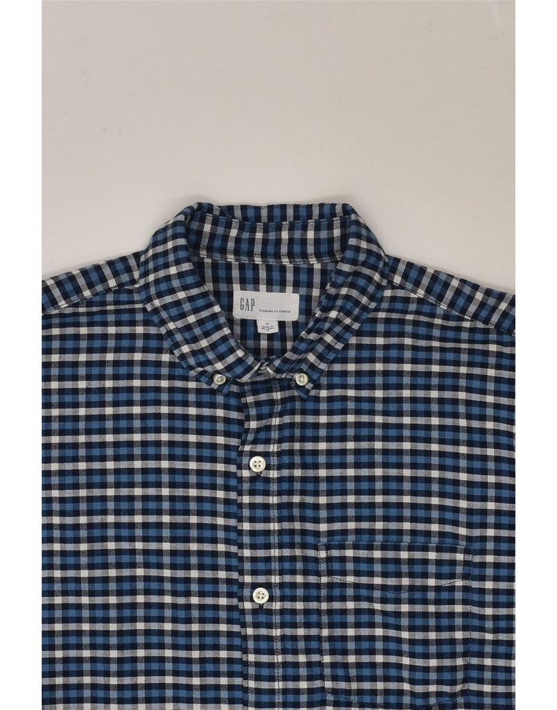 GAP Mens Shirt Medium Blue Check | Vintage Gap | Thrift | Second-Hand Gap | Used Clothing | Messina Hembry 