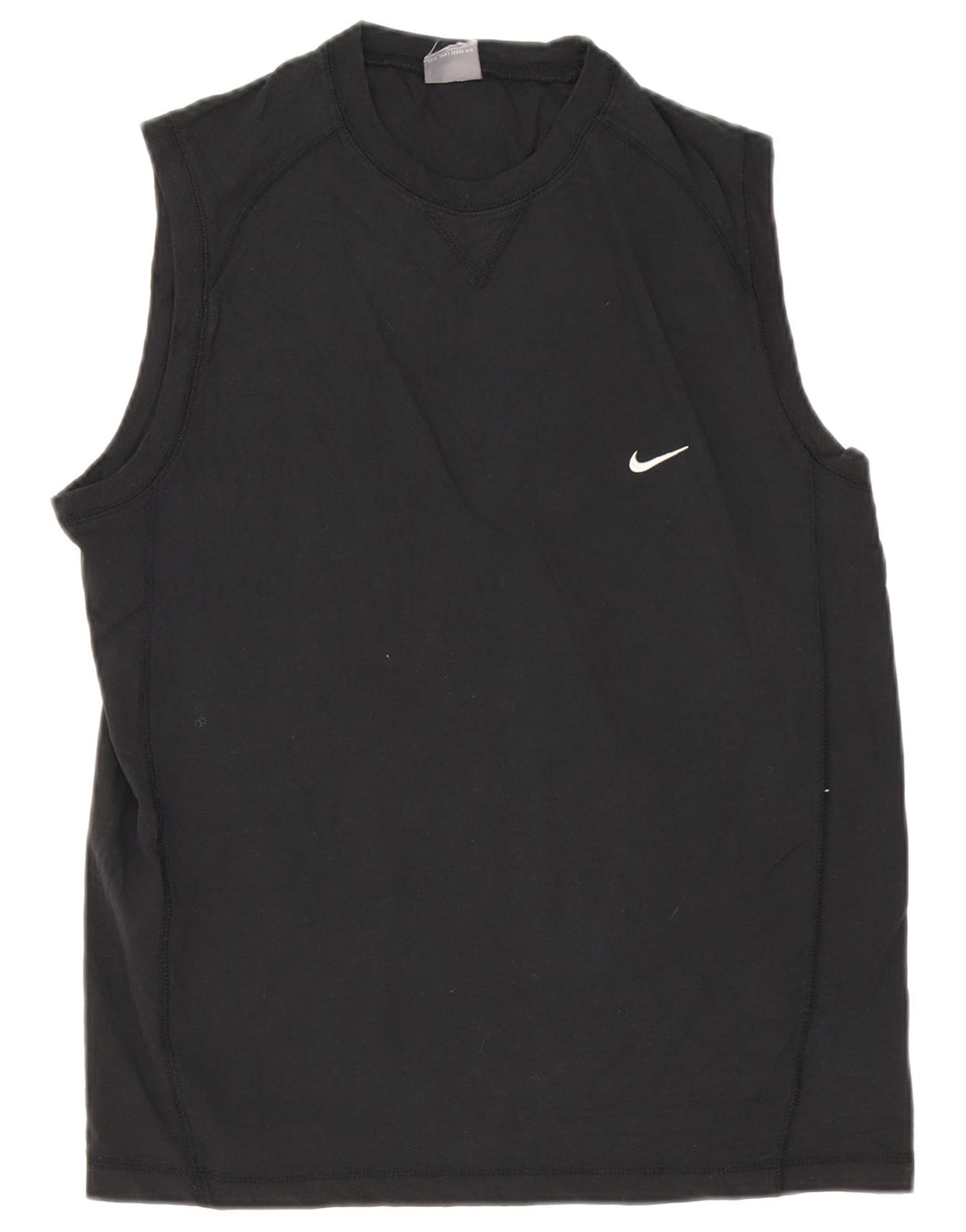 Nike Mens T-Shirt Top Medium Black Cotton
