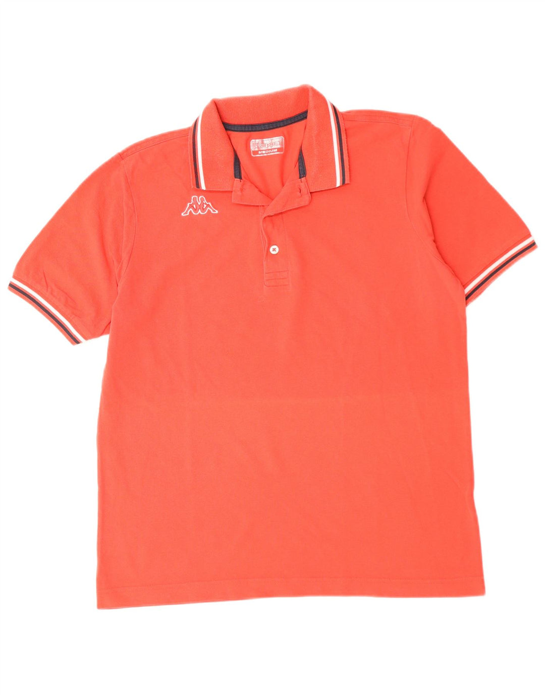 KAPPA Mens Polo Shirt Medium Red Cotton
