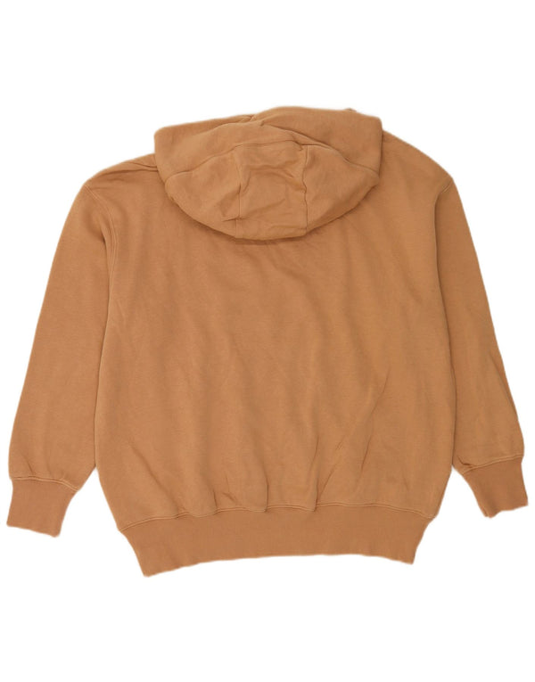 Nike Mens Loose Fit Hoodie Jumper Small Brown Cotton