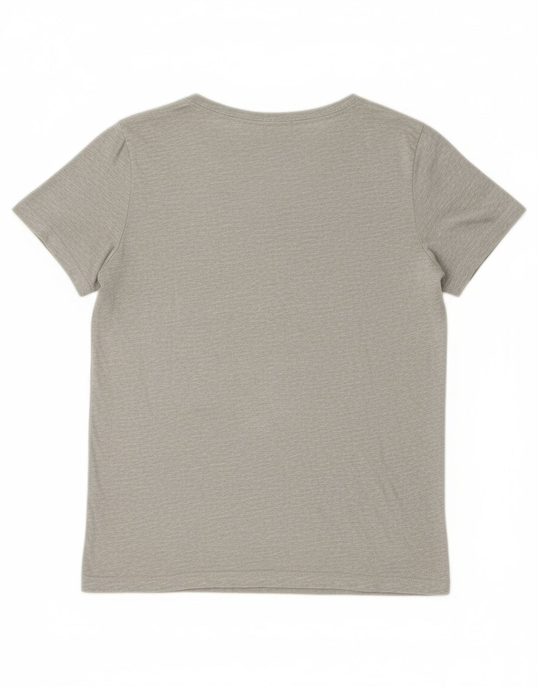 CONVERSE Womens Classic Fit Graphic T-Shirt Top UK 12 Medium Grey Cotton