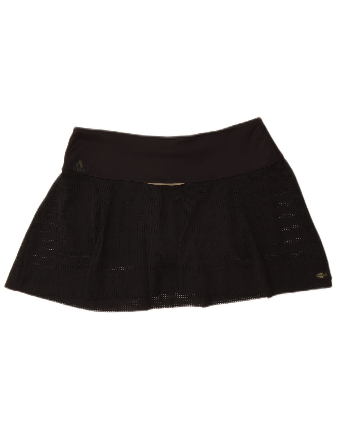 Adidas Womens Tennis Skirt UK 14 Medium Black Polyester