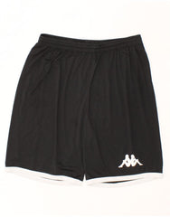 KAPPA Mens Sport Shorts XL  Black Polyester