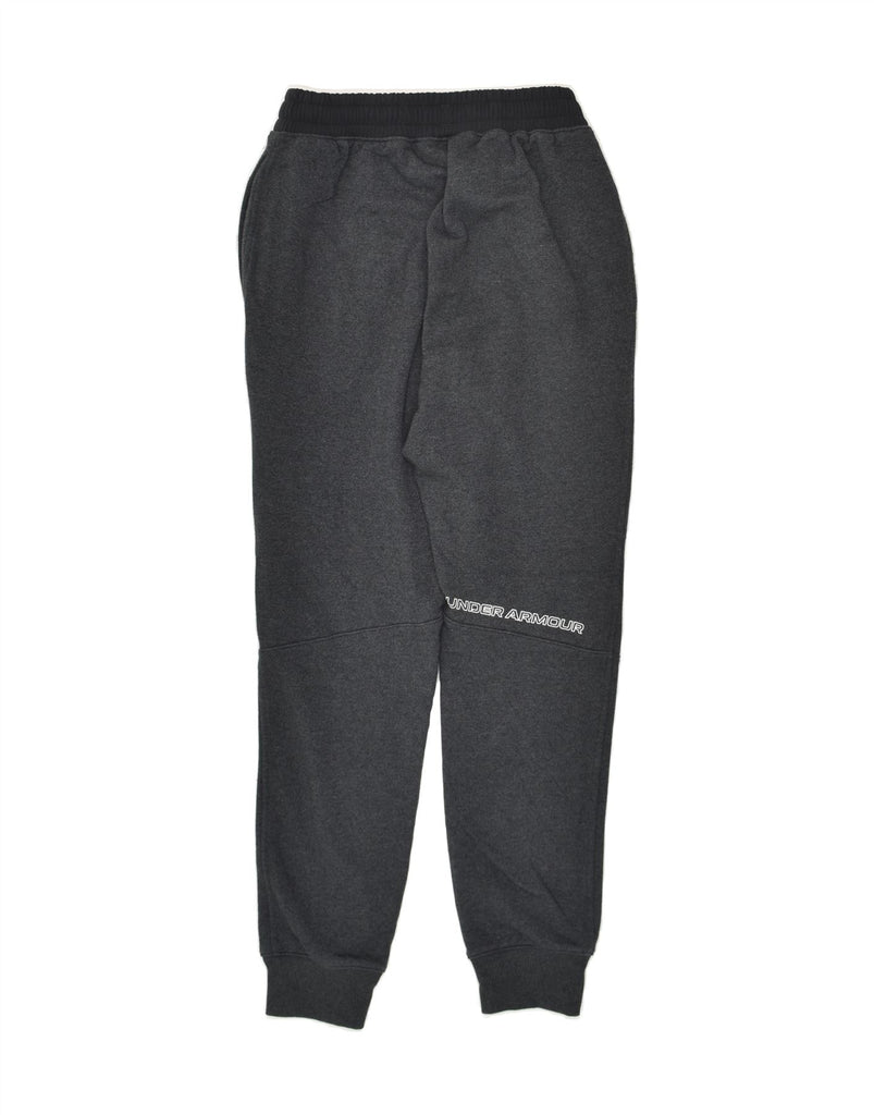 UNDER ARMOUR Mens Tracksuit Trousers Joggers Small Grey Cotton | Vintage Under Armour | Thrift | Second-Hand Under Armour | Used Clothing | Messina Hembry 