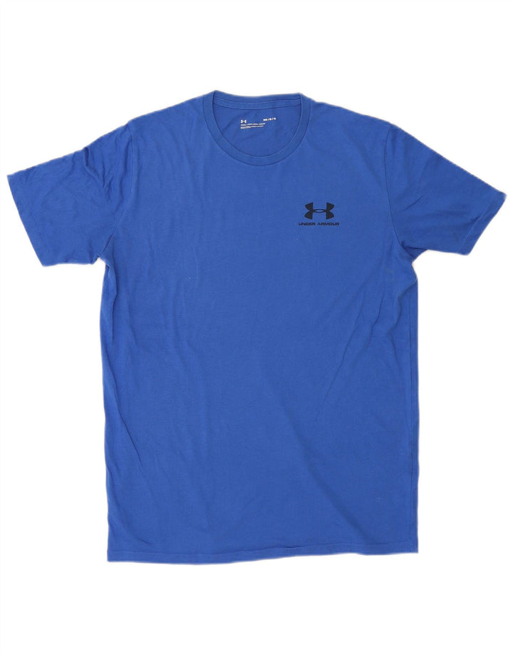 Under Armour Mens T-Shirt Top Medium Blue