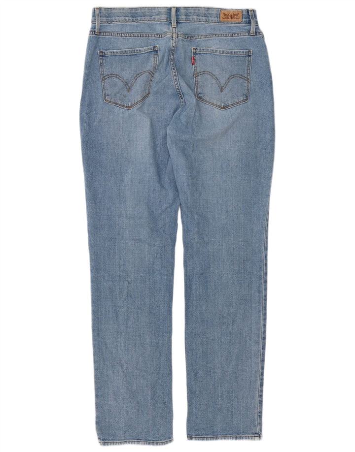 Levi's Womens 525 Straight Jeans W32 L32 Blue Cotton