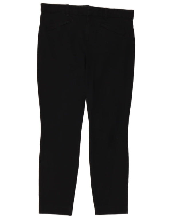Gap Womens Slim Casual Trousers UK 8 Small W30 L26 Black Cotton
