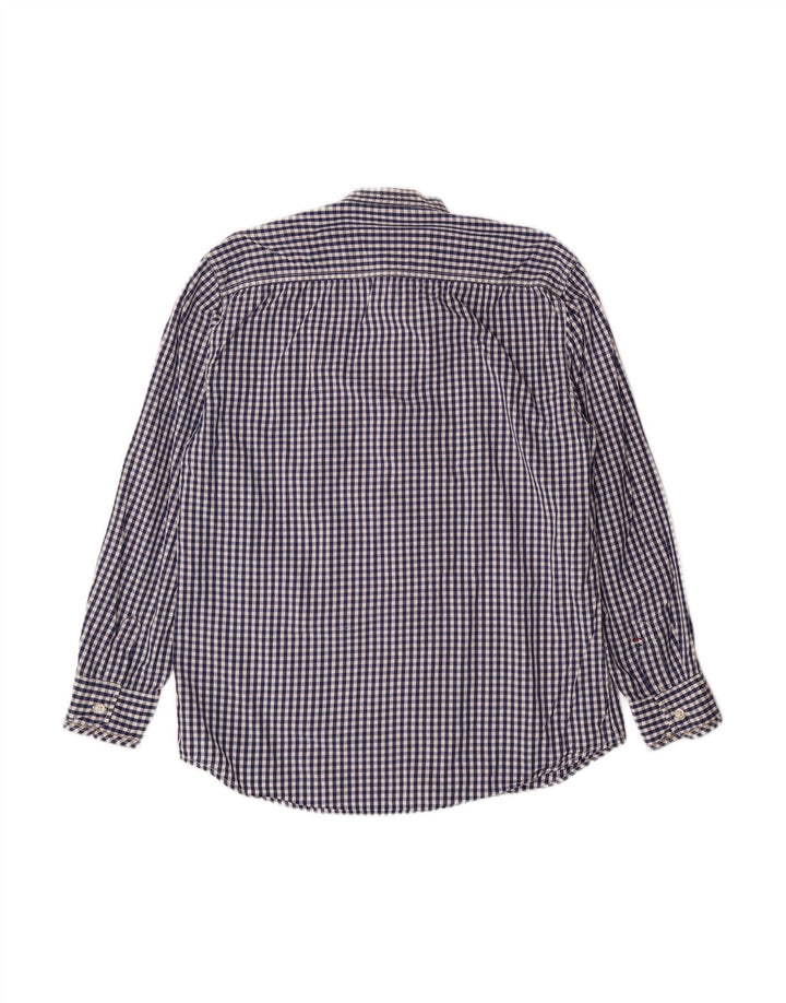 NAPAPIJRI Mens Shirt XL Navy Blue Gingham