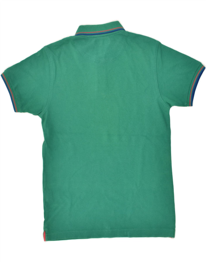 HENRI LLOYD Mens Polo Shirt Medium Green Cotton | Vintage Henri Lloyd | Thrift | Second-Hand Henri Lloyd | Used Clothing | Messina Hembry 