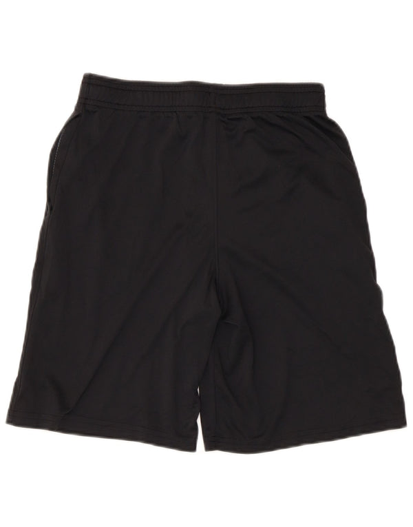 Under Armour Boys Heat Gear Graphic Sport Shorts 11-12 Years Large  Black