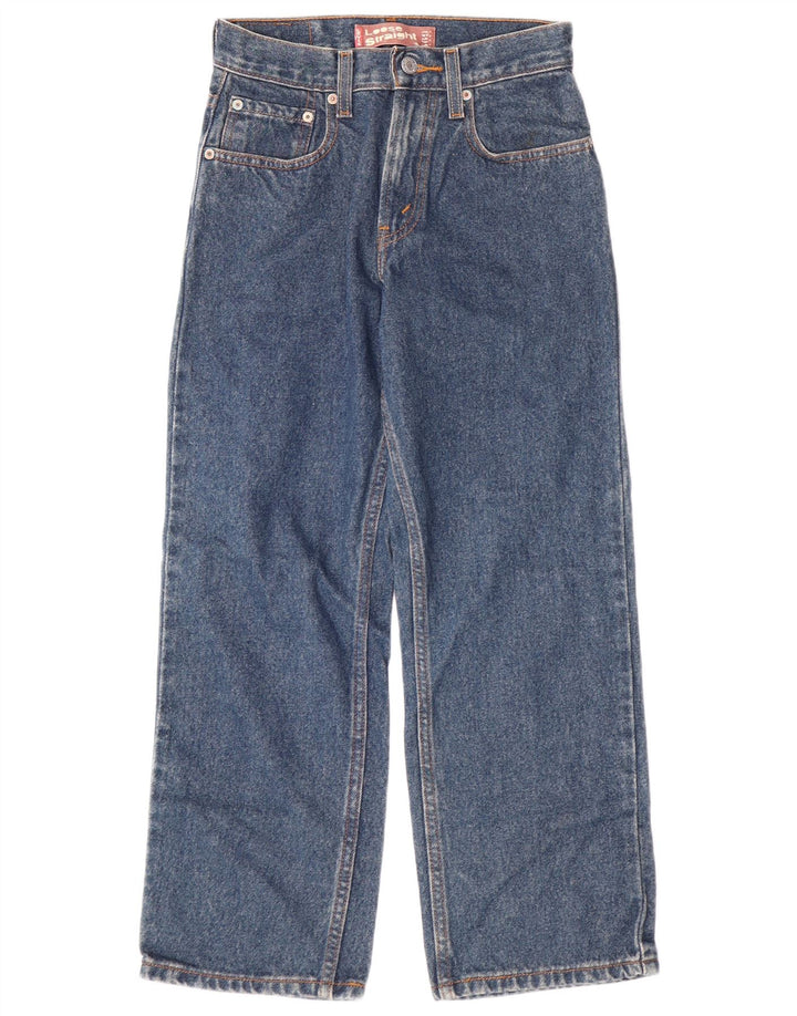 LEVI'S Boys 569 Loose Fit Straight Jeans 11-12 Years W26 L26 Blue Cotton