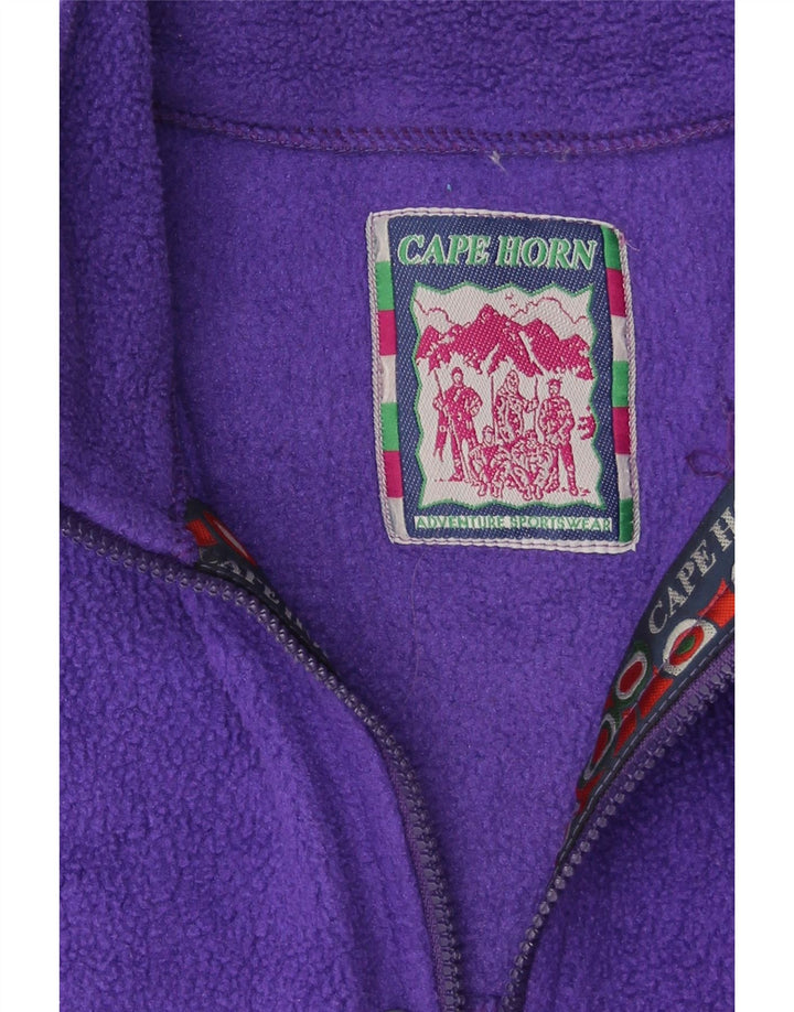 Cape Horn Mens Fleece Gilet UK 40 Large Purple Polyester