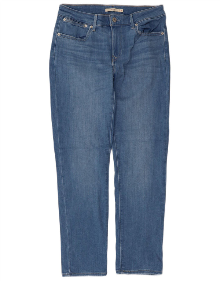 LEVI'S Womens 712 Slim Jeans W31 L30 Blue Cotton