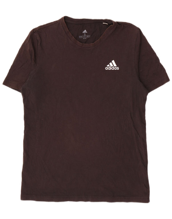 ADIDAS Mens T-Shirt Top Small Black Cotton