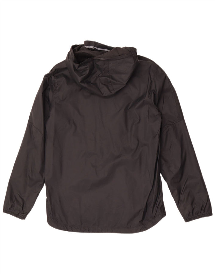 Nike Boys Hooded Rain Jacket 13-14 Years XL Black Nylon