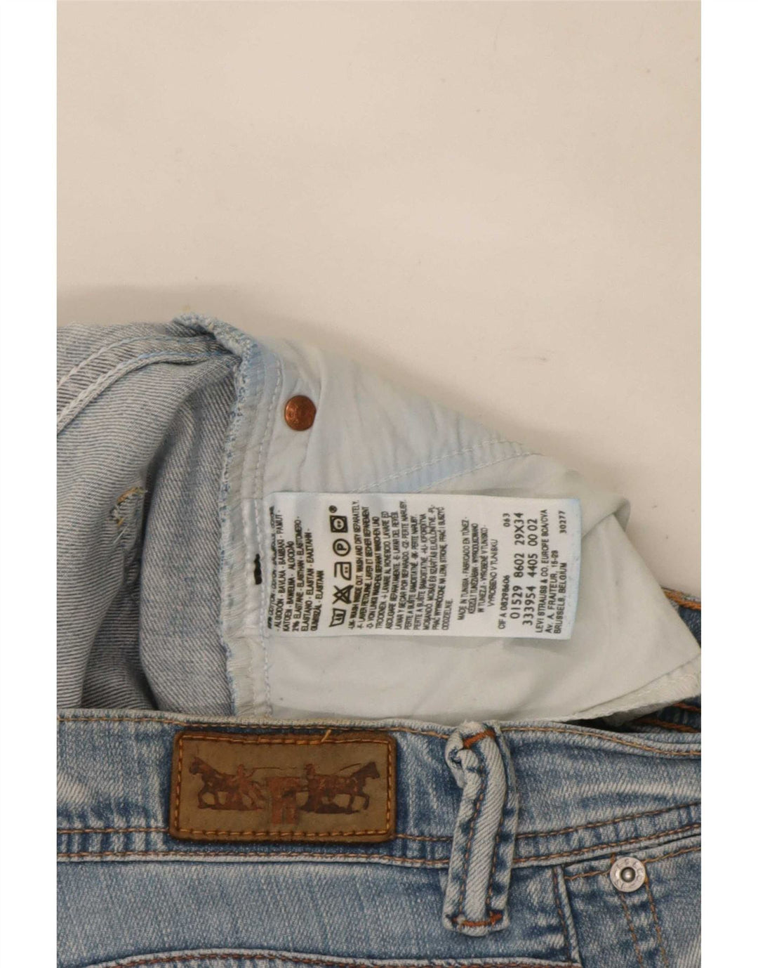 Levi's Womens Bootcut Jeans W29 L34 Blue Cotton