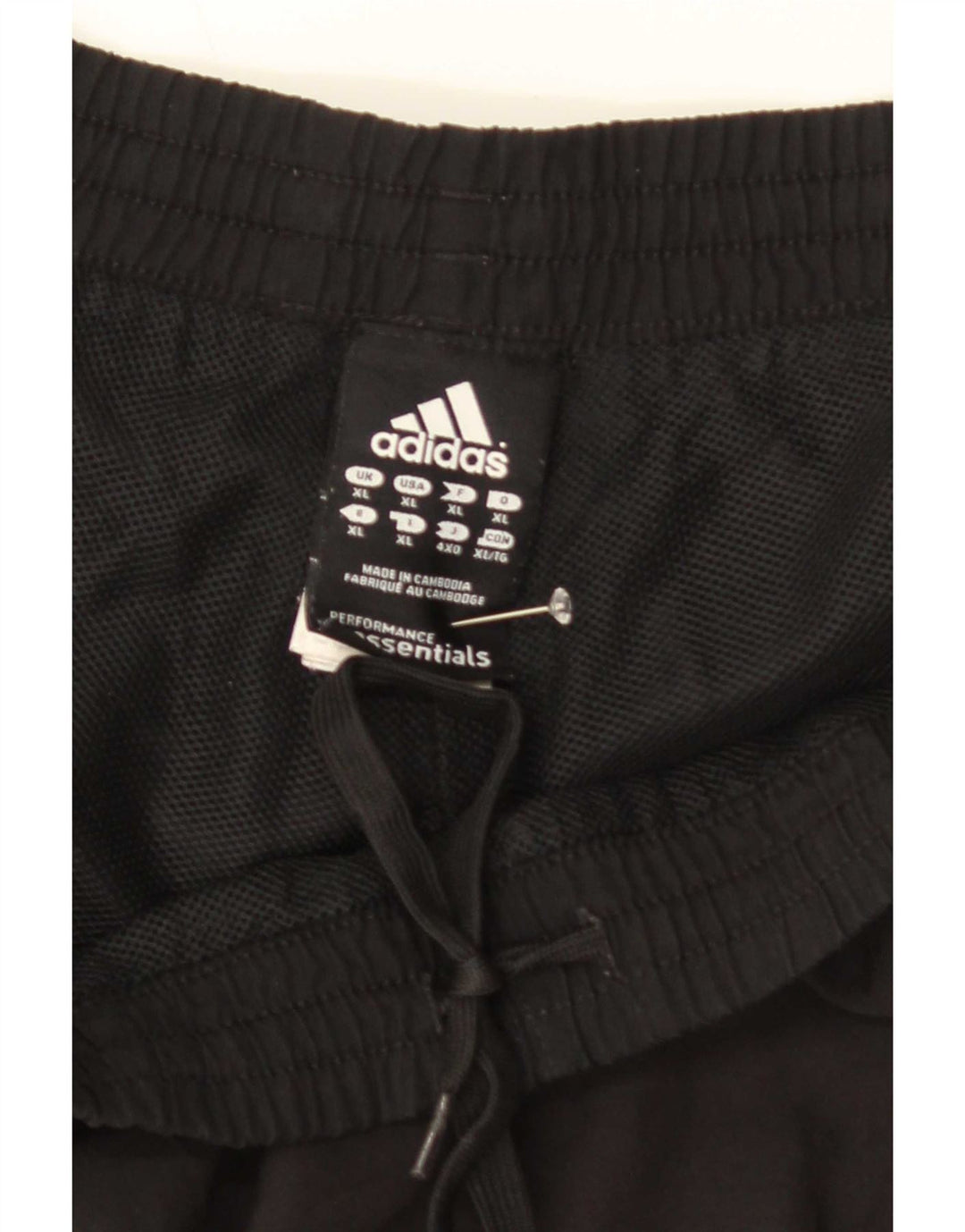 Adidas Mens Climalite Regular Sport Shorts XL Black Polyester