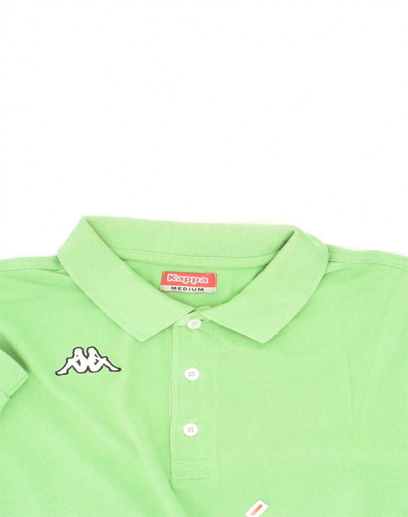 KAPPA Mens Polo Shirt Medium Green Cotton | Vintage Kappa | Thrift | Second-Hand Kappa | Used Clothing | Messina Hembry 