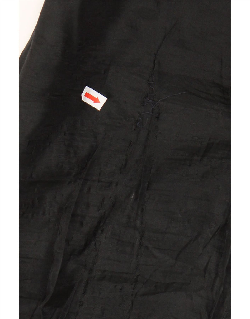 VINTAGE Womens Midi Leather Skirt W32 Large  Black Vintage Vintage and Second-Hand Vintage from Messina Hembry 